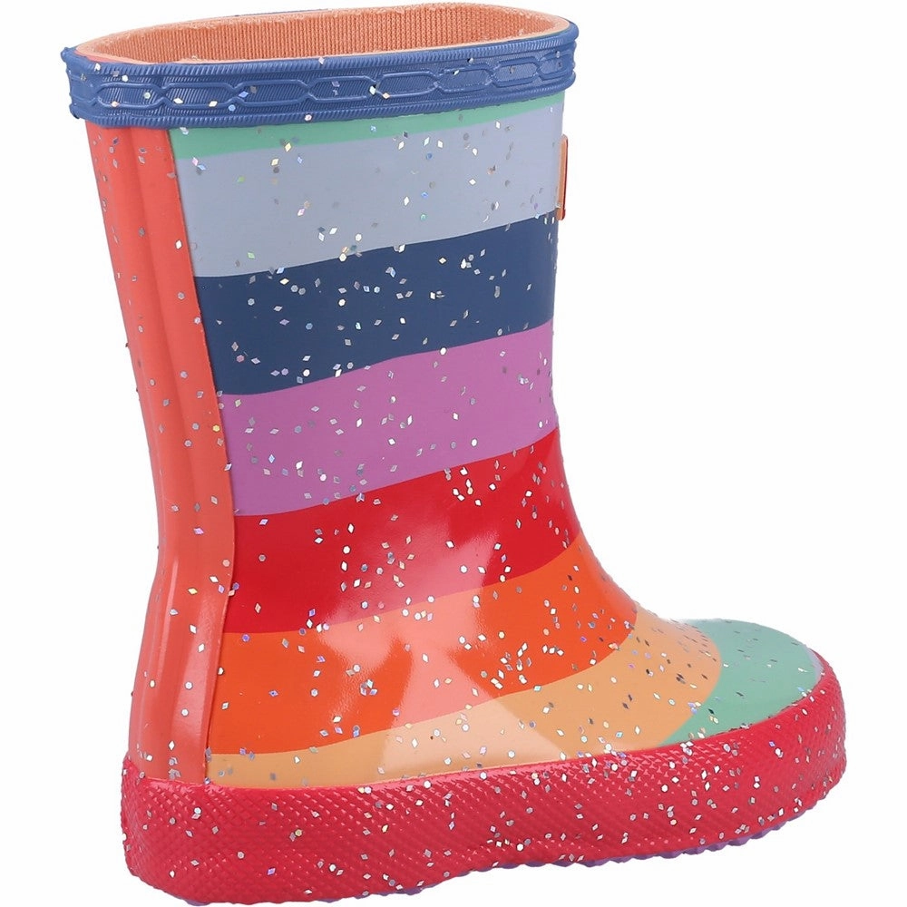 Hunter Original First Classic Rainbow Giant Glitter Boot Girls Sneakers Girls Running Shoes