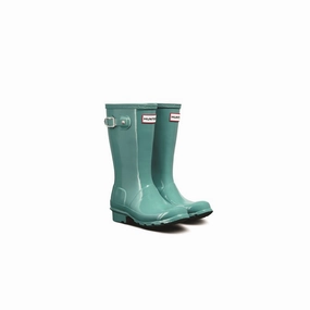 Hunter Original Gloss Wellington Boots Kids Athletic Shoes,Toddler Sports Shoes,Youth Casual Shoes