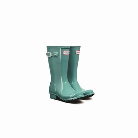 Hunter Original Gloss Wellington Boots Kids Tennis Shoes,Toddler Athletic Shoes,Youth Casual Shoes