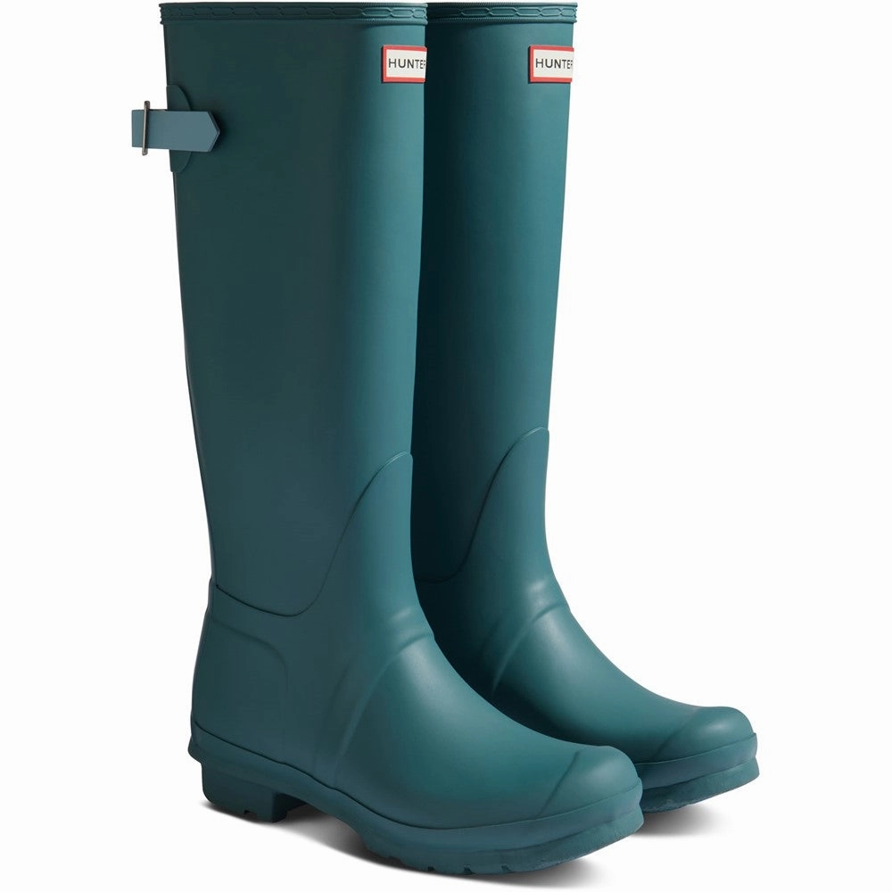 Hunter Original Tall Back Adjustable Wellington Boots Lightweight Running Shoes,Slip On Athletic Shoes,Breathable Workout Shoes