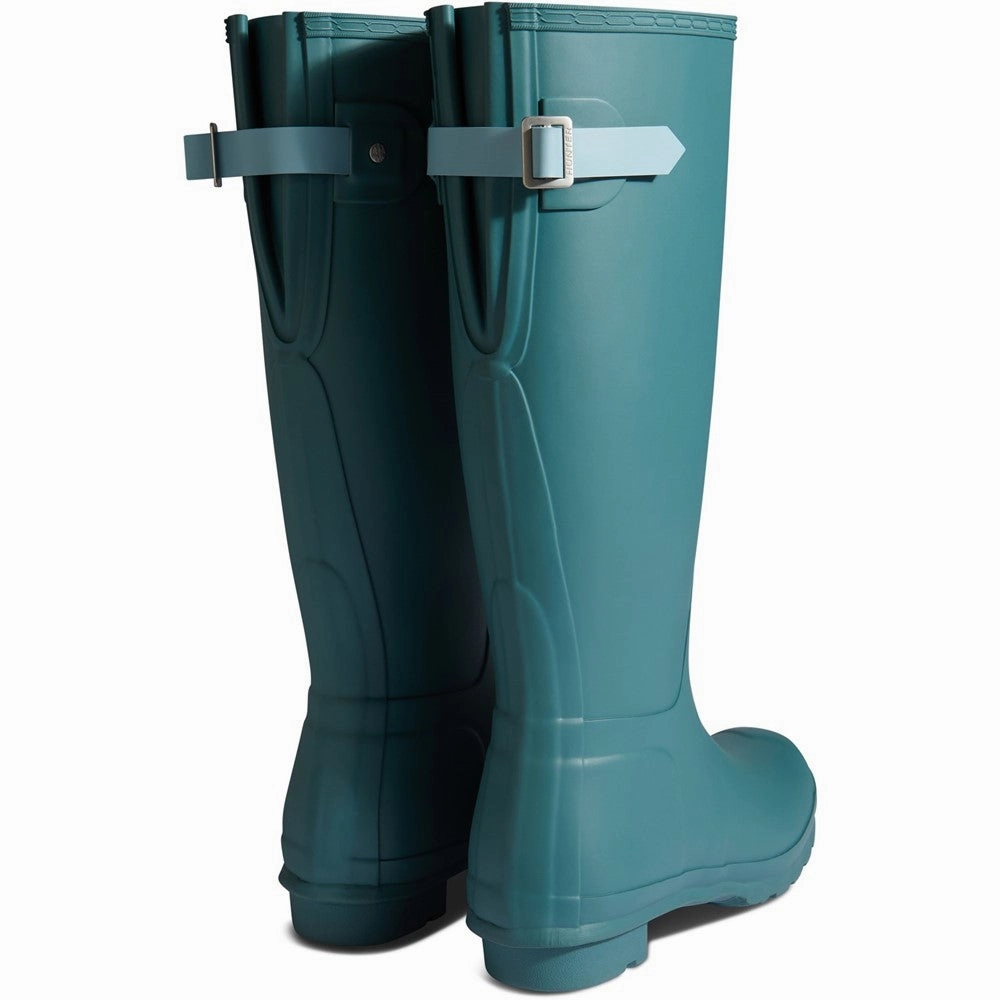 Hunter Original Tall Back Adjustable Wellington Boots Women's Sneakers Casual Walking Shoes