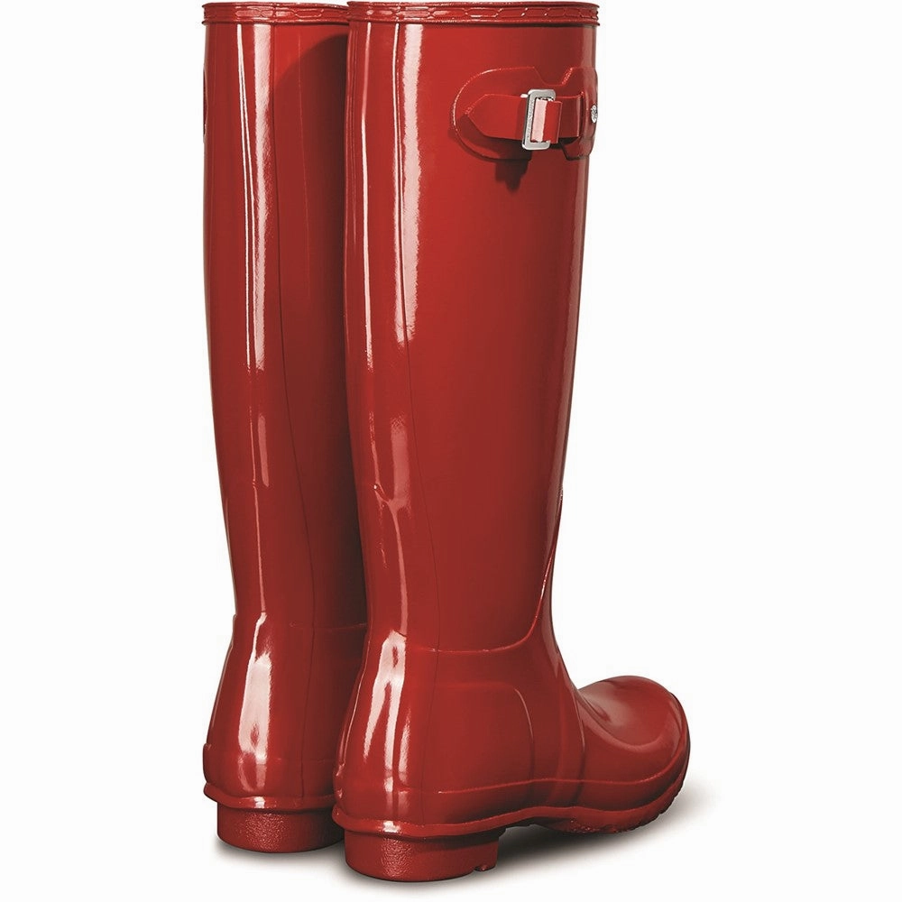 Hunter Original Tall Gloss Wellington Boots Women's Sneakers Casual Walking Shoes