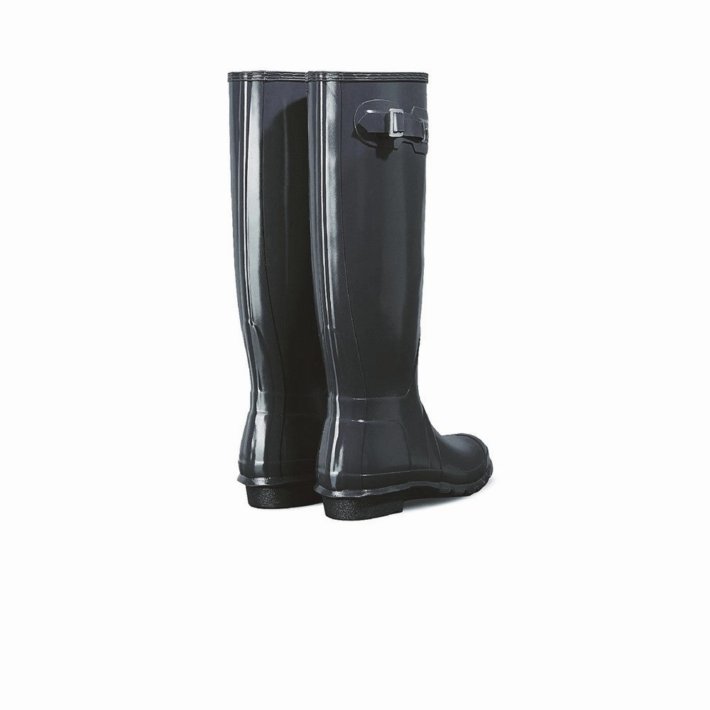 Hunter Original Tall Gloss Wellington Boots Women's Sneakers Casual Walking Shoes
