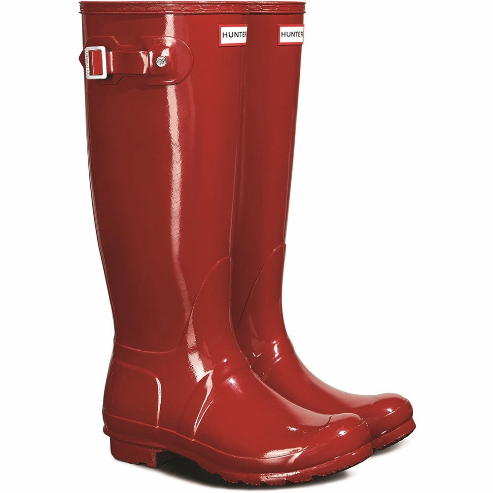 Hunter Original Tall Gloss Wellington Boots Lightweight Running Shoes,Slip On Athletic Shoes,Breathable Workout Shoes