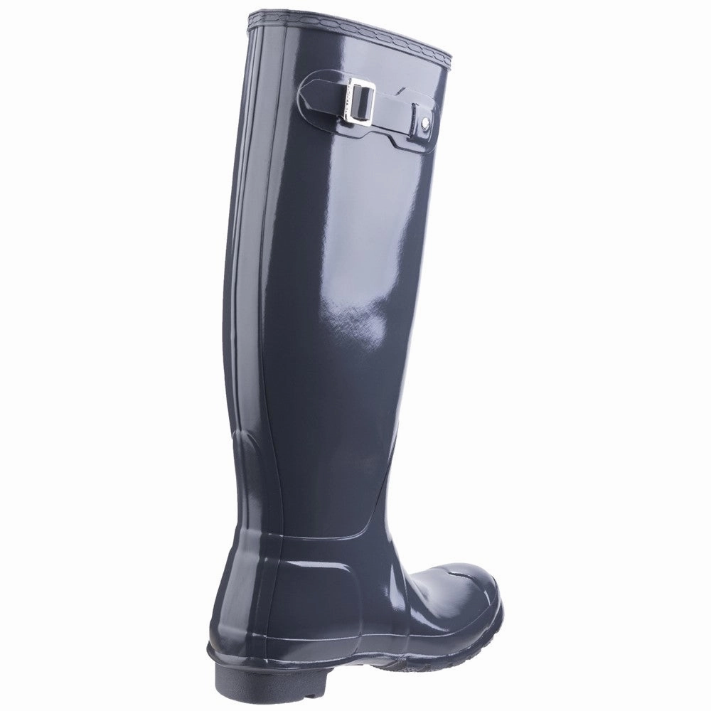 Hunter Original Tall Gloss Wellington Boots Women's Sneakers Casual Walking Shoes