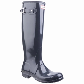 Hunter Original Tall Gloss Wellington Boots Lightweight Running Shoes,Slip On Athletic Shoes,Breathable Workout Shoes
