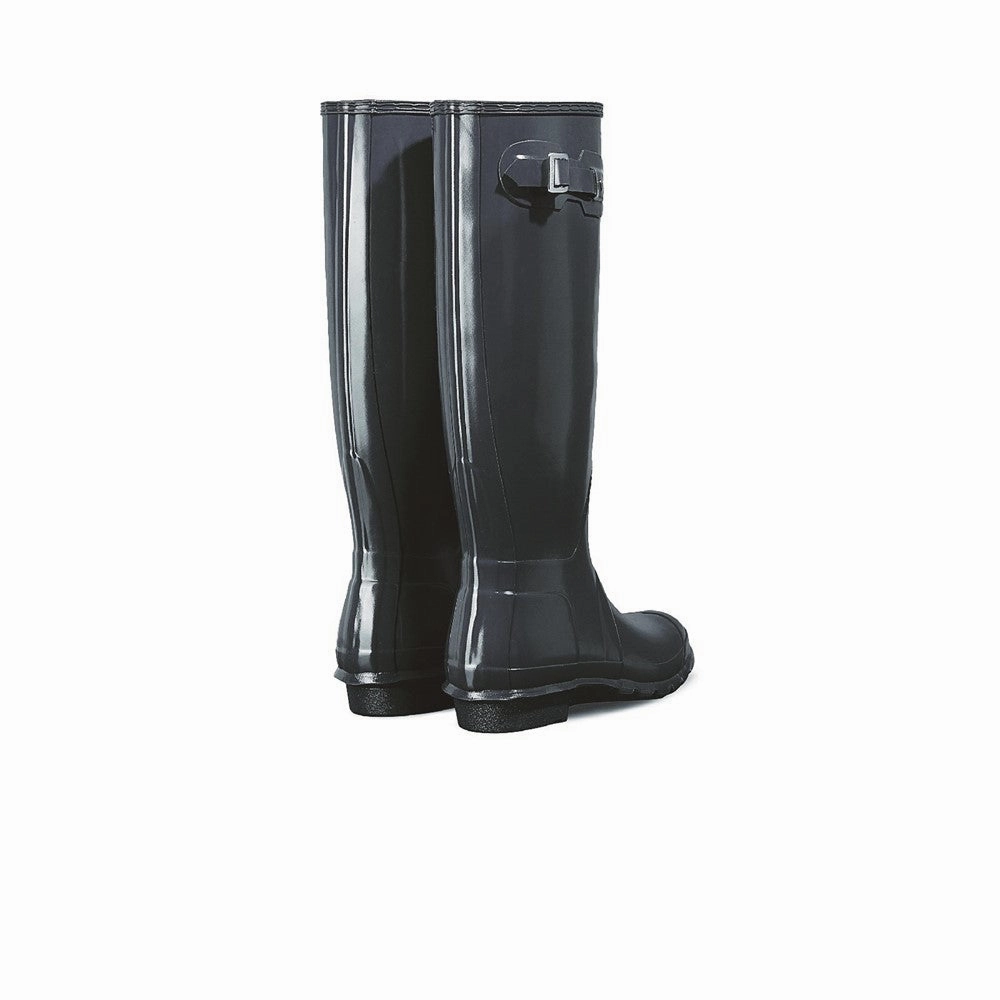 Hunter Original Tall Gloss Wellington Boots Women's Sneakers Casual Walking Shoes