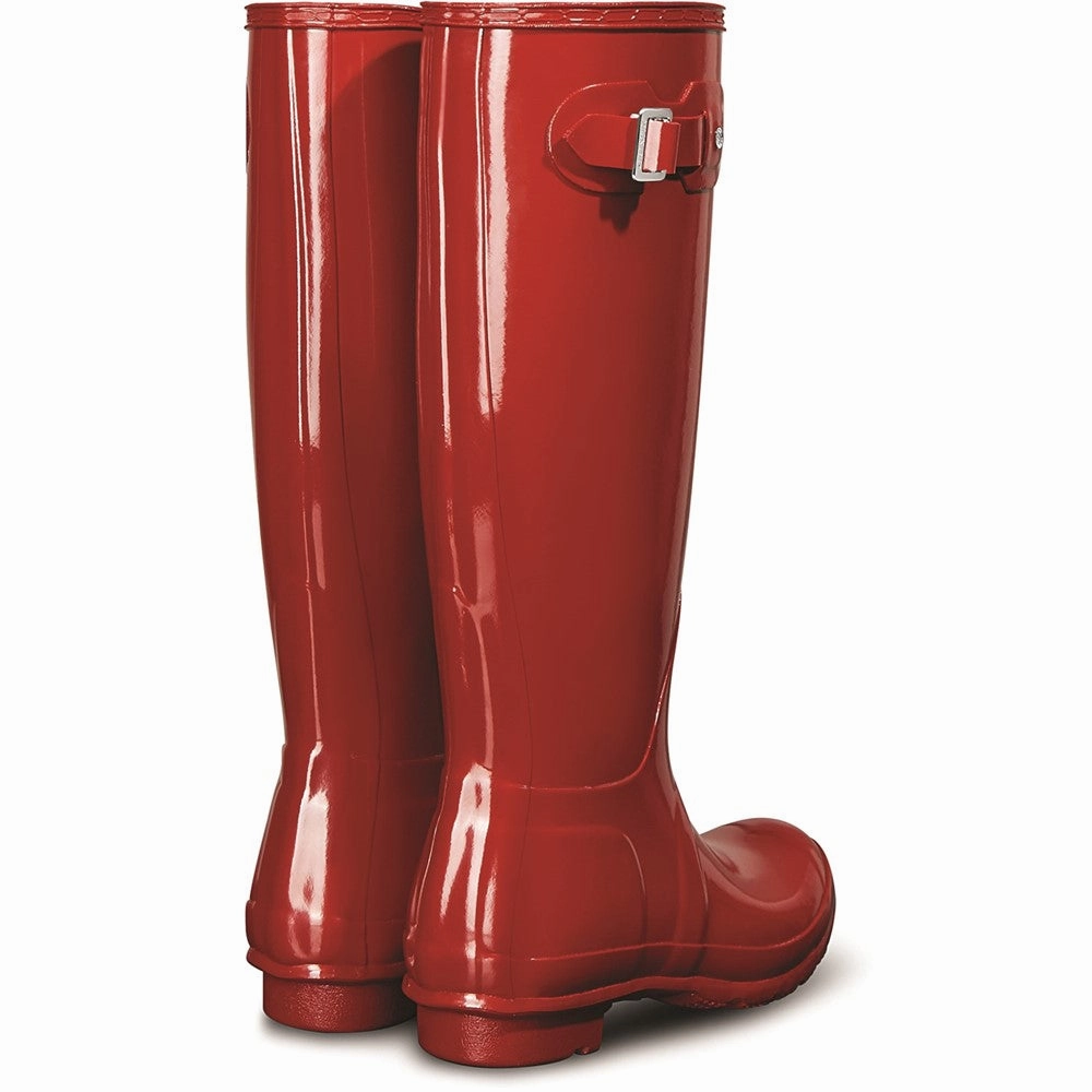 Hunter Original Tall Gloss Wellington Boots Women's Sneakers Casual Walking Shoes