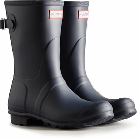 Hunter Short Back Adjustable Wellington Boots Lightweight Running Shoes,Slip On Athletic Shoes,Breathable Workout Shoes