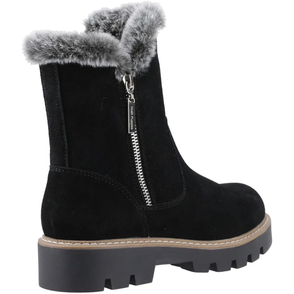Hush Puppies Ambre Zip Boot Women's Sneakers Casual Walking Shoes