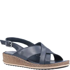 Hush Puppies Elena Cross Over Wedge Sandal Lightweight Running Shoes,Slip On Athletic Shoes,Breathable Workout Shoes
