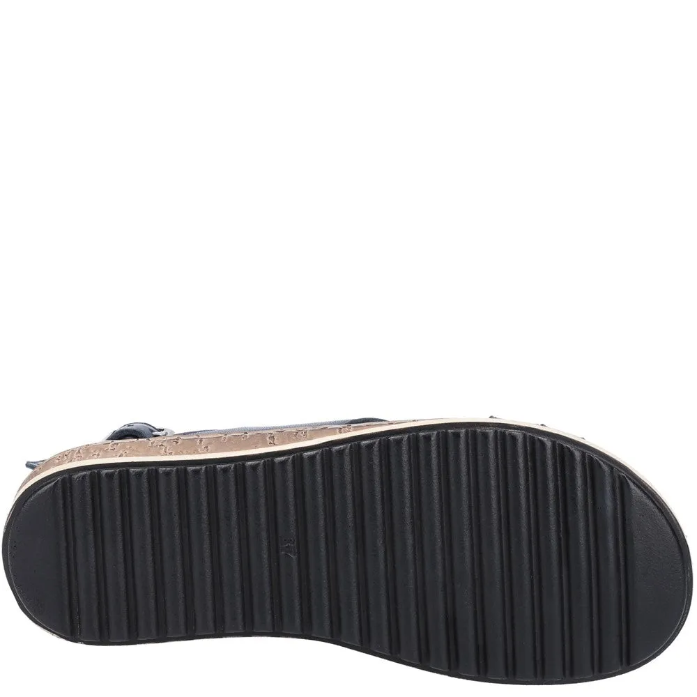 Hush Puppies Elena Cross Over Wedge Sandal Women's Sneakers Casual Walking Shoes