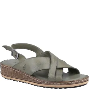 Hush Puppies Elena Cross Over Wedge Sandal Lightweight Running Shoes,Slip On Athletic Shoes,Breathable Workout Shoes