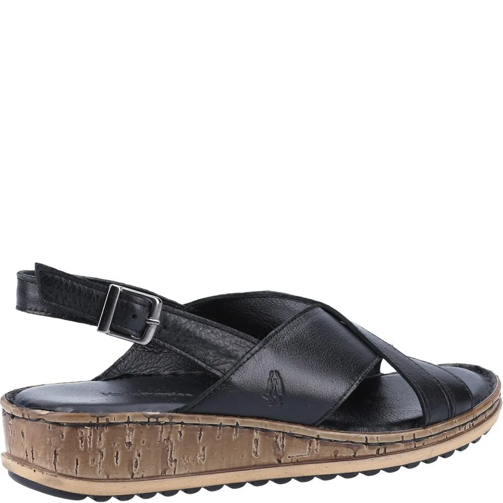 Hush Puppies Elena Cross Over Wedge Sandal Women's Sneakers Casual Walking Shoes