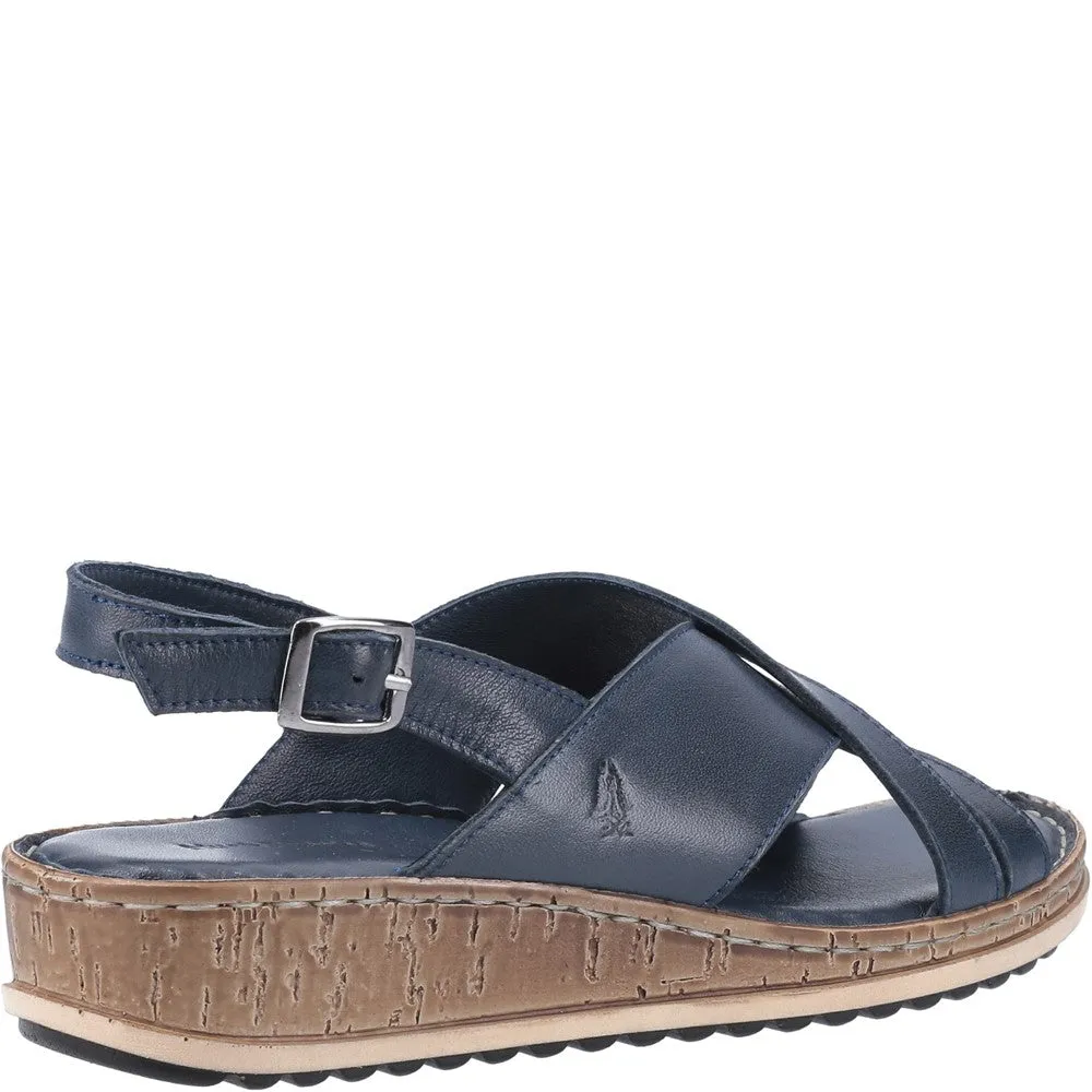Hush Puppies Elena Cross Over Wedge Sandal Women's Sneakers Casual Walking Shoes