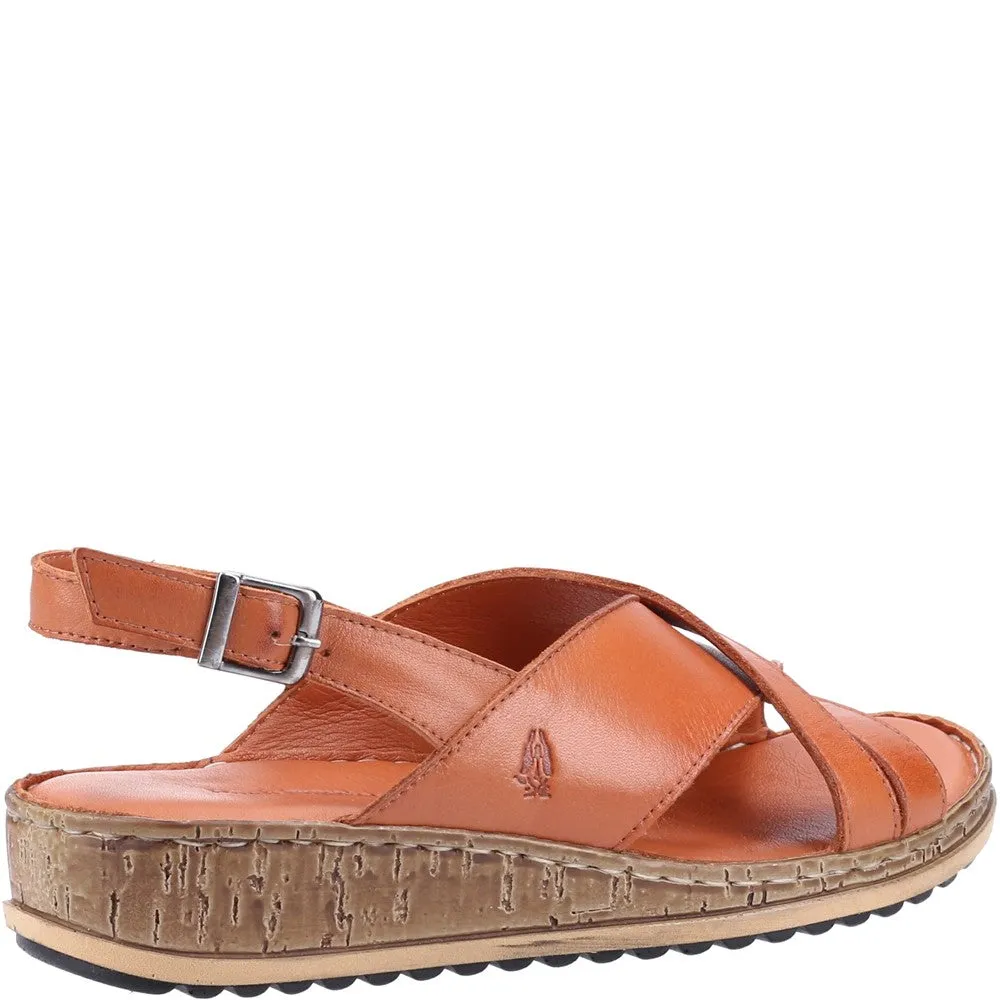 Hush Puppies Elena Cross Over Wedge Sandal Women's Sneakers Casual Walking Shoes