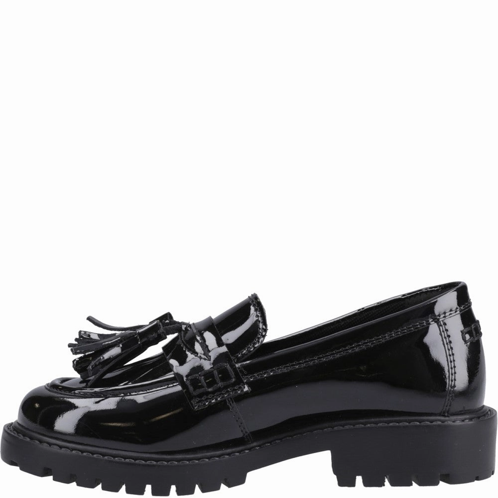 Hush Puppies Abigail Patent Senior School Shoes Girls Sneakers Girls Running Shoes
