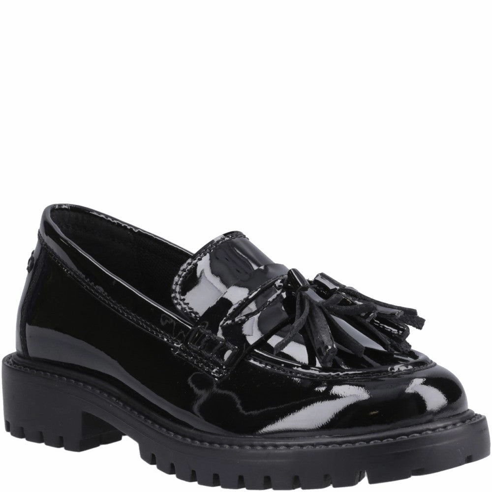 Hush Puppies Abigail Patent Senior School Shoes Kids Tennis Shoes,Toddler Athletic Shoes,Youth Casual Shoes