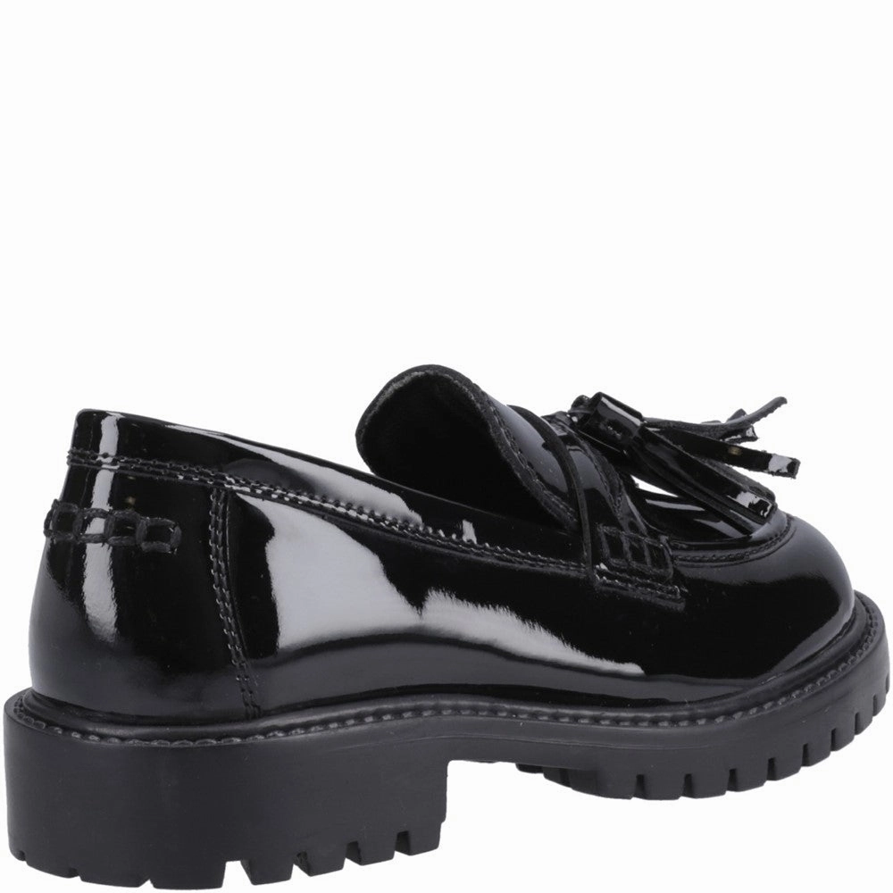 Hush Puppies Abigail Patent Senior School Shoes Girls Sneakers Girls Running Shoes