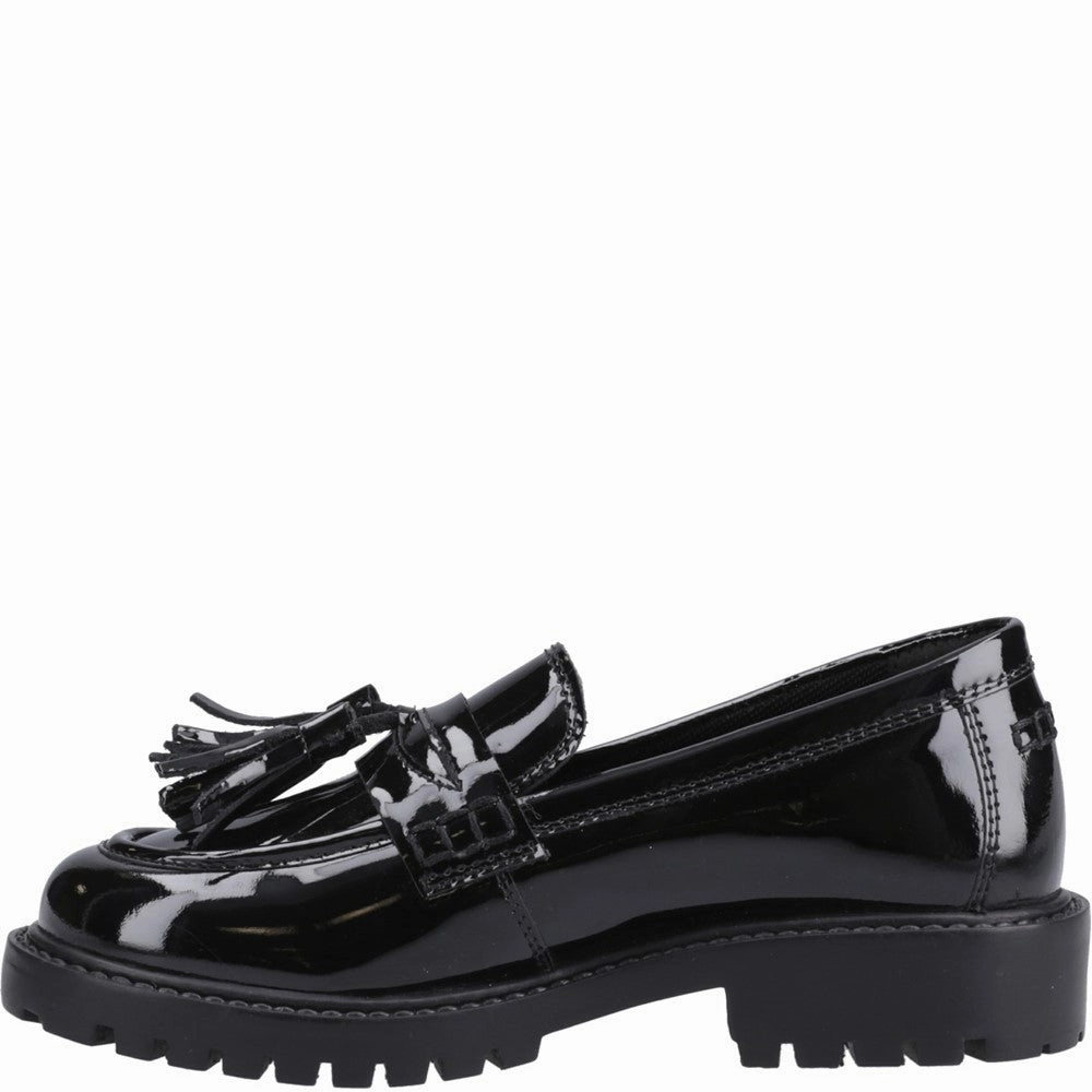 Hush Puppies Abigail Patent Senior School Shoes Girls Sneakers Girls Running Shoes