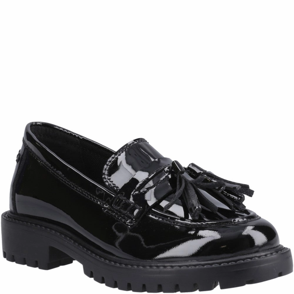 Hush Puppies Abigail Patent XL Senior School Shoes Kids Tennis Shoes,Toddler Athletic Shoes,Youth Casual Shoes