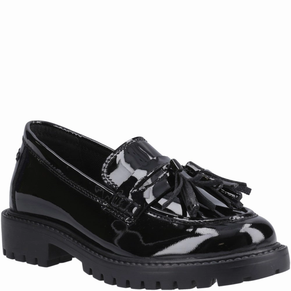 Hush Puppies Abigail Patent XL Senior School Shoes Kids Tennis Shoes,Toddler Athletic Shoes,Youth Casual Shoes