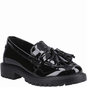 Hush Puppies Abigail Patent XL Senior School Shoes Kids Tennis Shoes,Toddler Athletic Shoes,Youth Casual Shoes