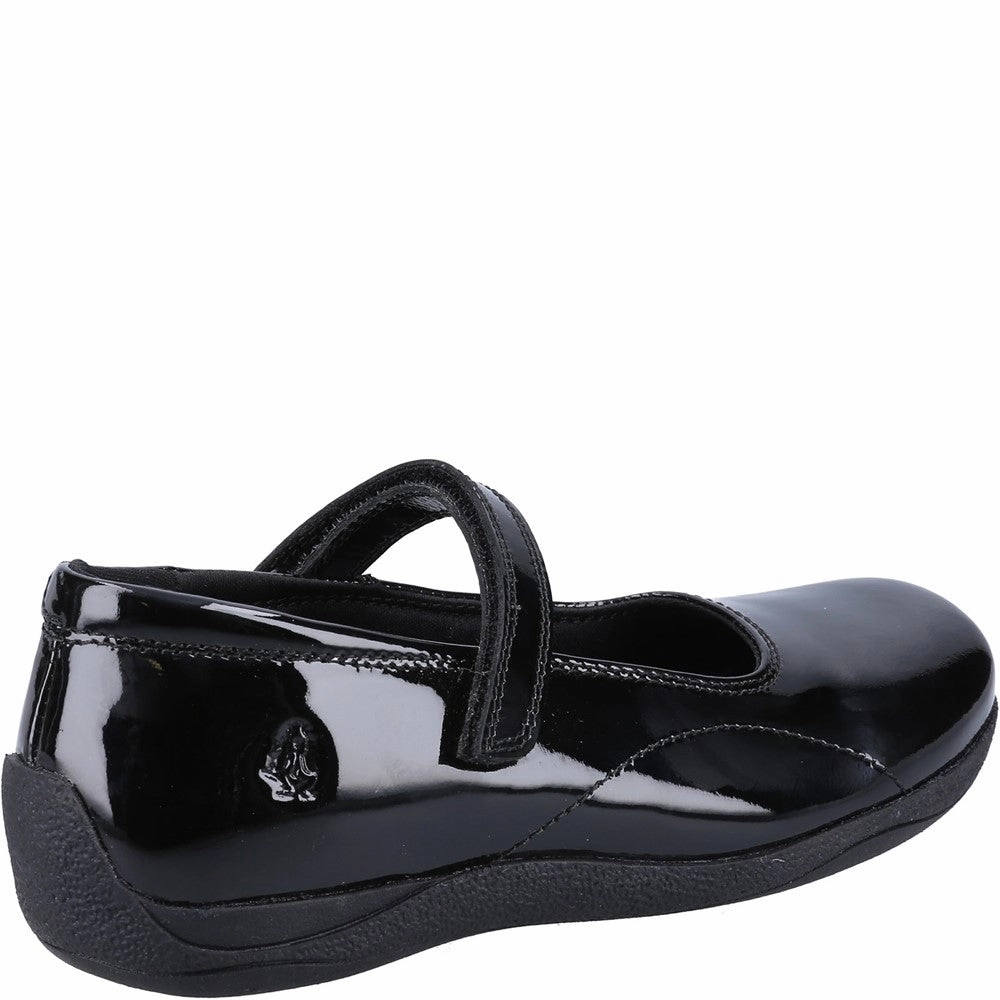 Hush Puppies Aria Patent Junior School Shoes Girls Sneakers Girls Running Shoes