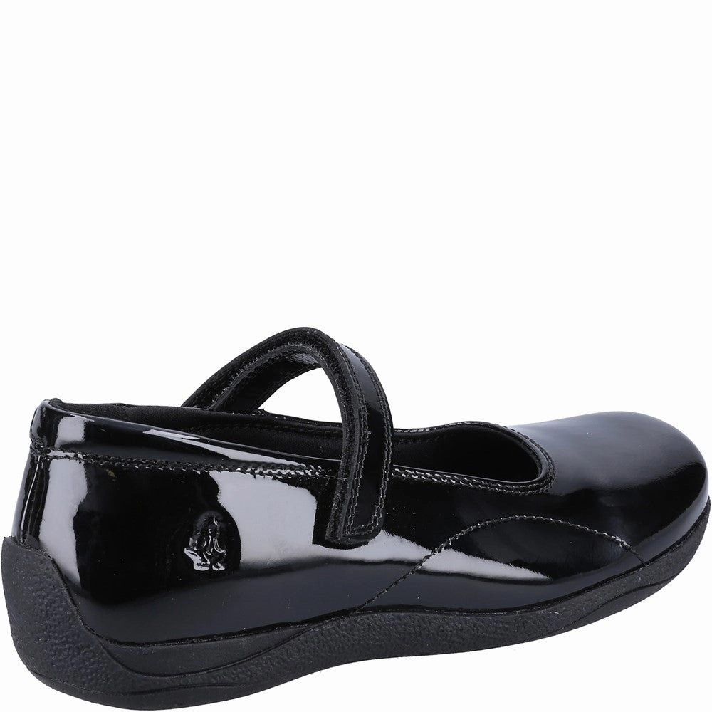Hush Puppies Aria Patent Junior School Shoes Girls Sneakers Girls Running Shoes