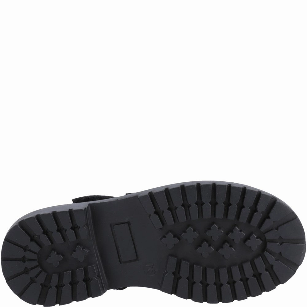 Hush Puppies Astrid Bow Patent Junior School Shoes Girls Sneakers Girls Running Shoes