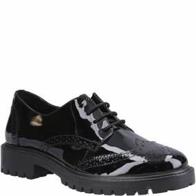 Hush Puppies Athena Patent Senior School Shoes Kids Tennis Shoes,Toddler Athletic Shoes,Youth Casual Shoes