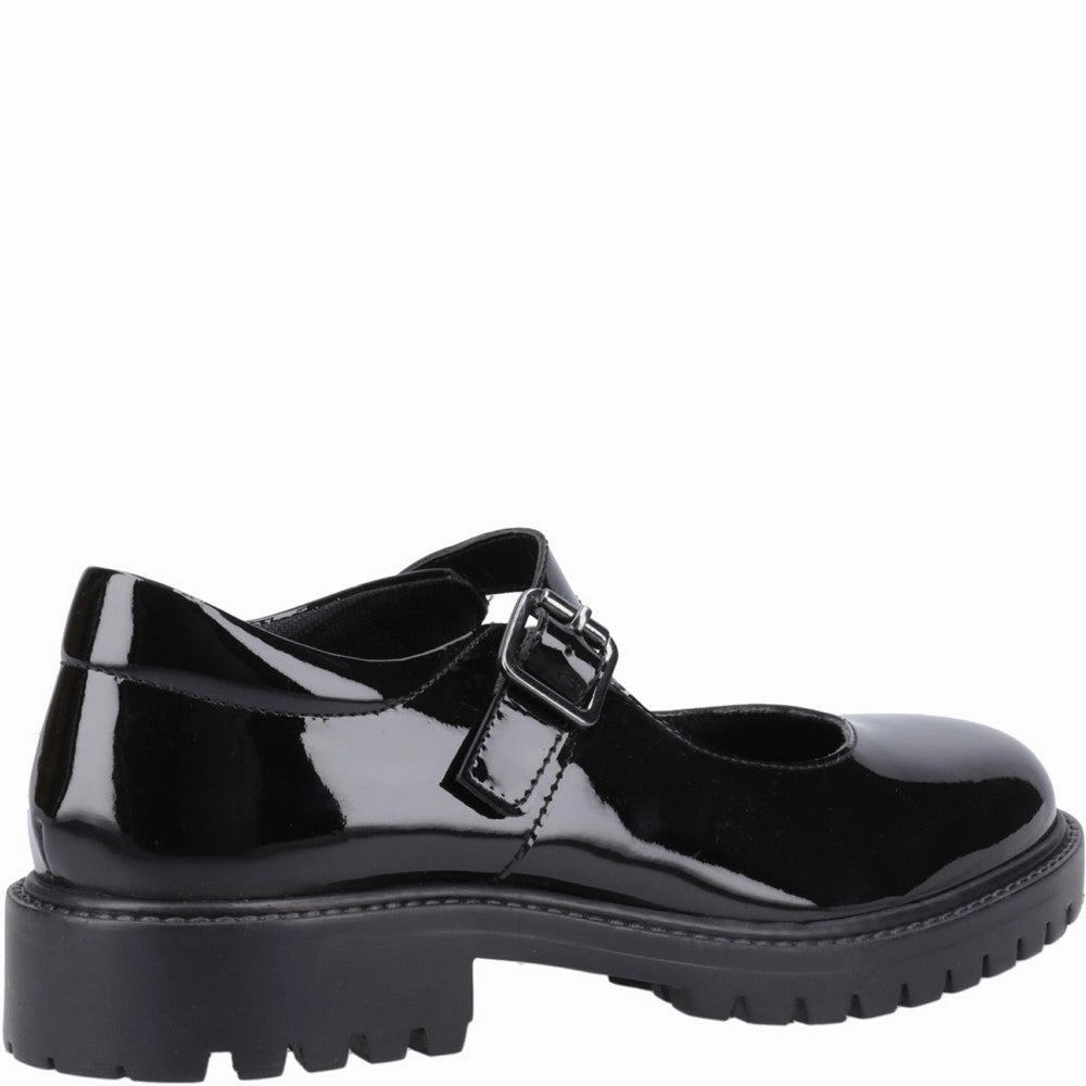 Hush Puppies Aurora Patent Junior School Shoes Girls Sneakers Girls Running Shoes
