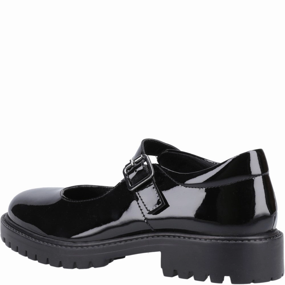 Hush Puppies Aurora Patent Senior School Shoes Girls Sneakers Girls Running Shoes