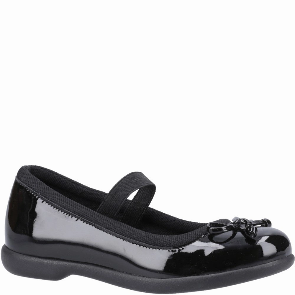Hush Puppies Betty Patent Junior School Shoes Kids Tennis Shoes,Toddler Athletic Shoes,Youth Casual Shoes