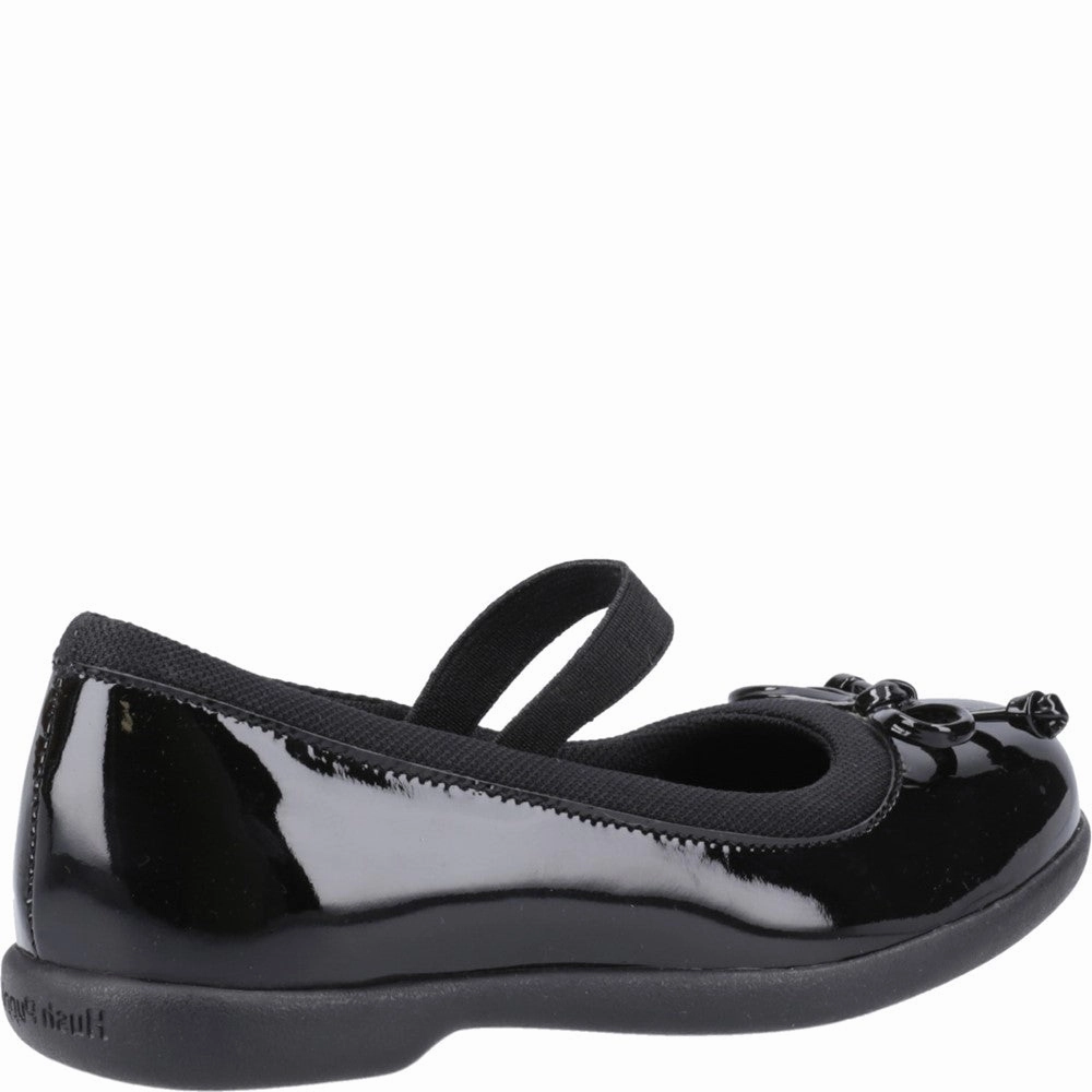 Hush Puppies Betty Patent Junior School Shoes Girls Sneakers Girls Running Shoes
