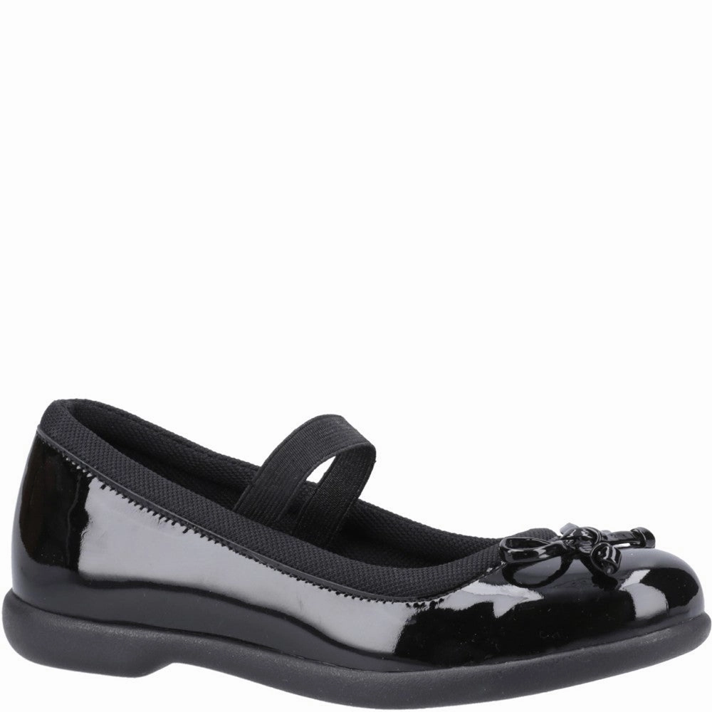 Hush Puppies Betty Patent Junior School Shoes Kids Tennis Shoes,Toddler Athletic Shoes,Youth Casual Shoes