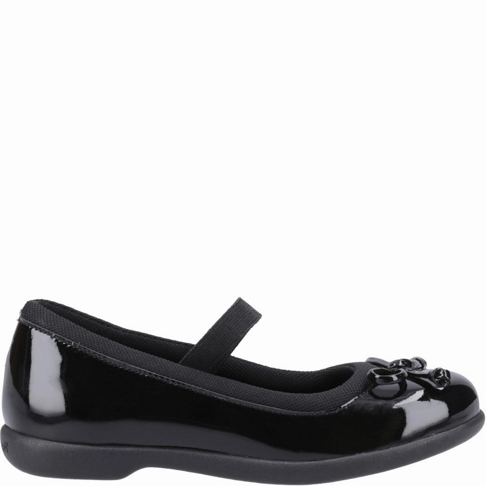 Hush Puppies Betty Patent Junior School Shoes Girls Sneakers Girls Running Shoes