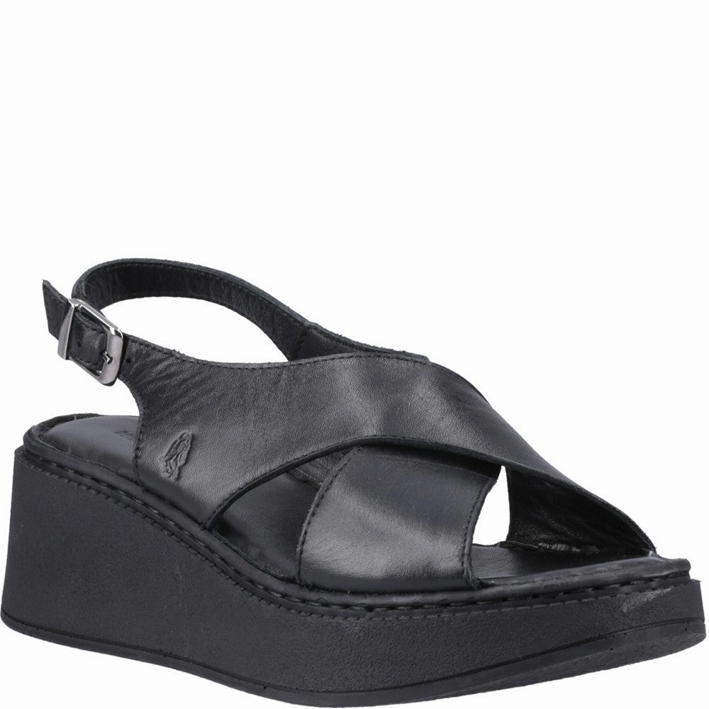Hush Puppies Bex Wedge Sandal Lightweight Running Shoes,Slip On Athletic Shoes,Breathable Workout Shoes