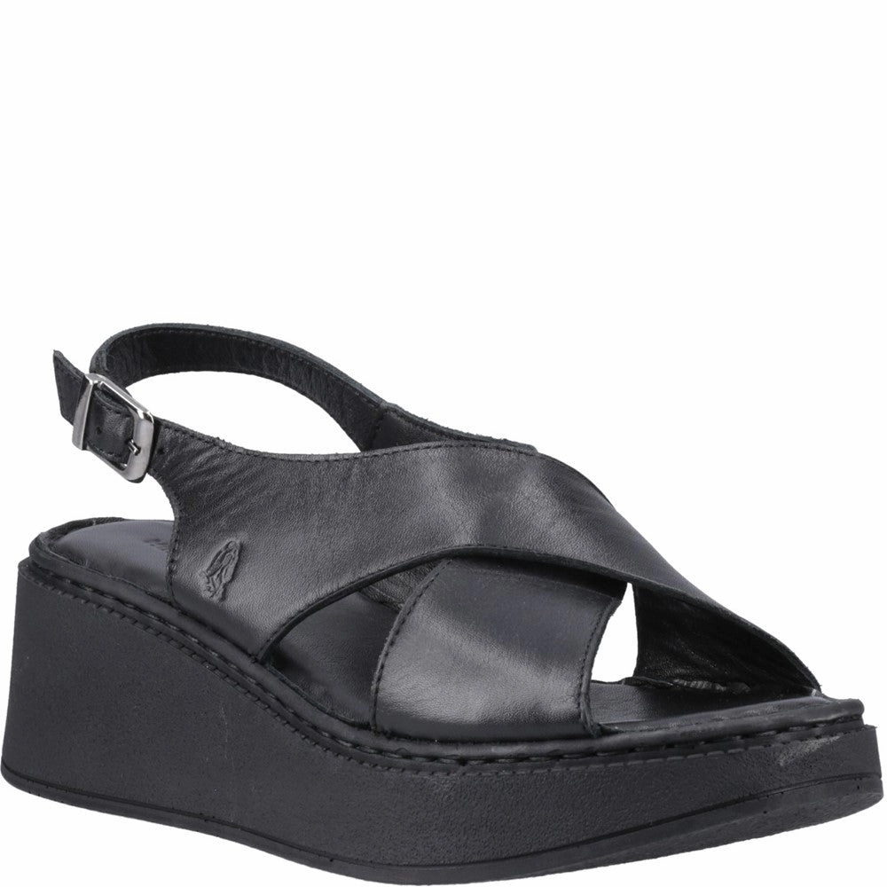 Hush Puppies Bex Wedge Sandal Lightweight Running Shoes,Slip On Athletic Shoes,Breathable Workout Shoes