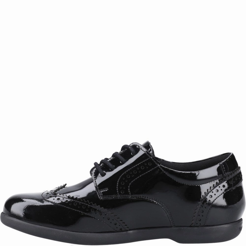 Hush Puppies Bridget Patent Senior School Shoes Girls Sneakers Girls Running Shoes
