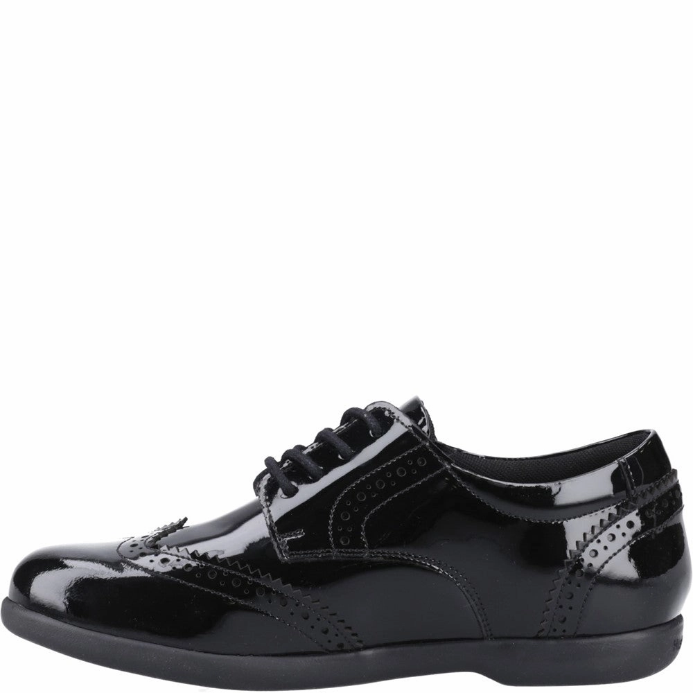 Hush Puppies Bridget Patent Senior School Shoes Girls Sneakers Girls Running Shoes