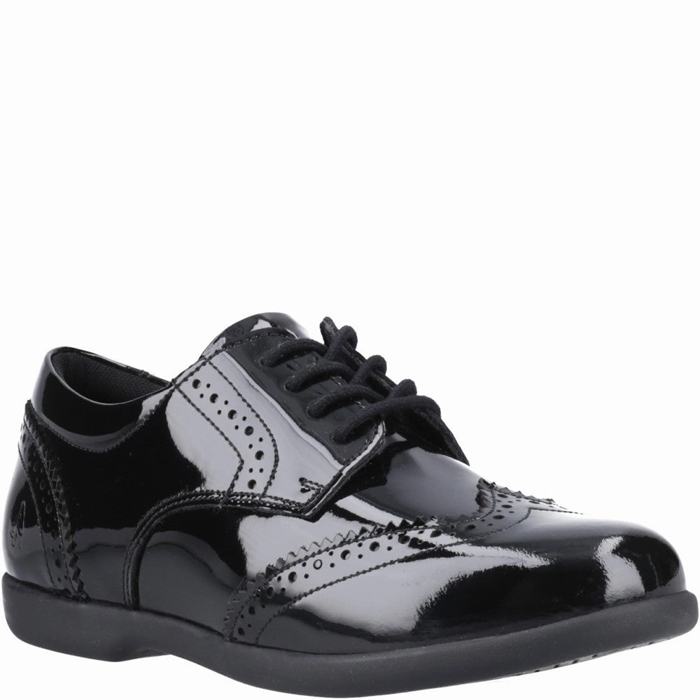 Hush Puppies Bridget Patent Senior School Shoes Kids Tennis Shoes,Toddler Athletic Shoes,Youth Casual Shoes