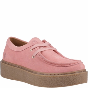 Hush Puppies Bridie Suede Mocc Toe Lightweight Running Shoes,Slip On Athletic Shoes,Breathable Workout Shoes
