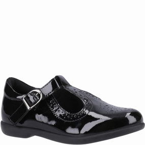 Hush Puppies Britney Patent Senior School Shoes Kids Tennis Shoes,Toddler Athletic Shoes,Youth Casual Shoes