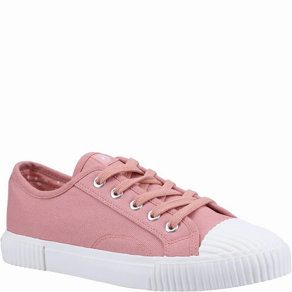 Hush Puppies Brooke Canvas Trainer Lightweight Running Shoes,Slip On Athletic Shoes,Breathable Workout Shoes