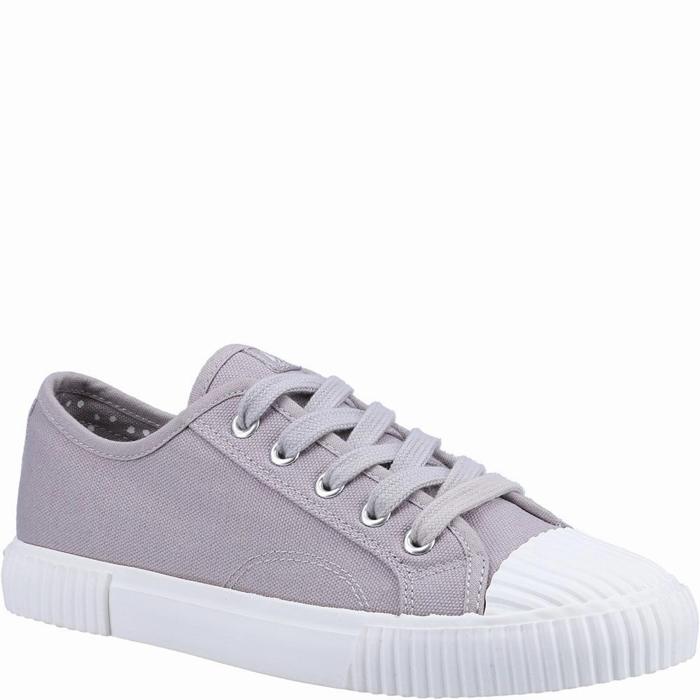 Hush Puppies Brooke Canvas Trainer Lightweight Running Shoes,Slip On Athletic Shoes,Breathable Workout Shoes