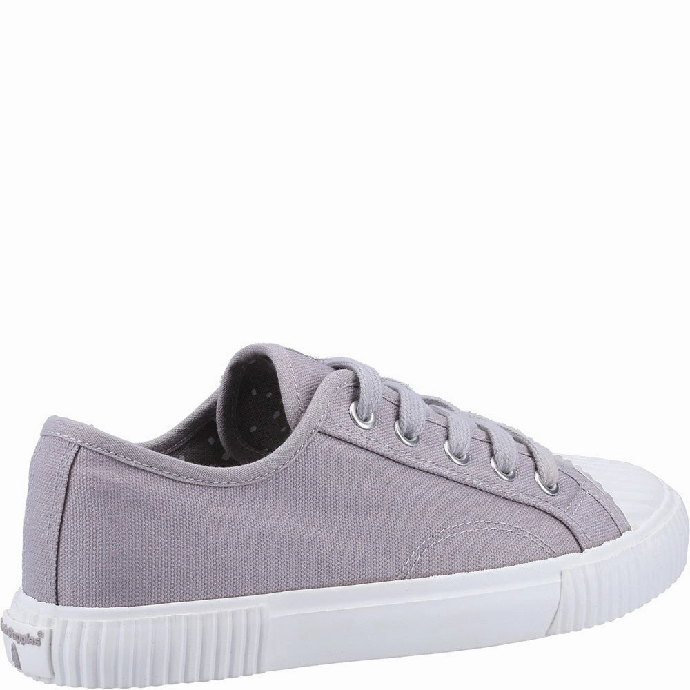 Hush Puppies Brooke Canvas Trainer Women's Sneakers Casual Walking Shoes