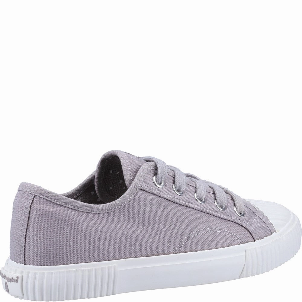 Hush Puppies Brooke Canvas Trainer Women's Sneakers Casual Walking Shoes