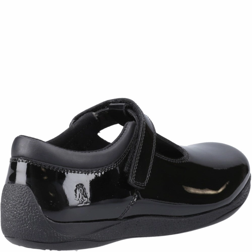 Hush Puppies Caitlin T-Bar Patent Junior School Shoes Girls Sneakers Girls Running Shoes
