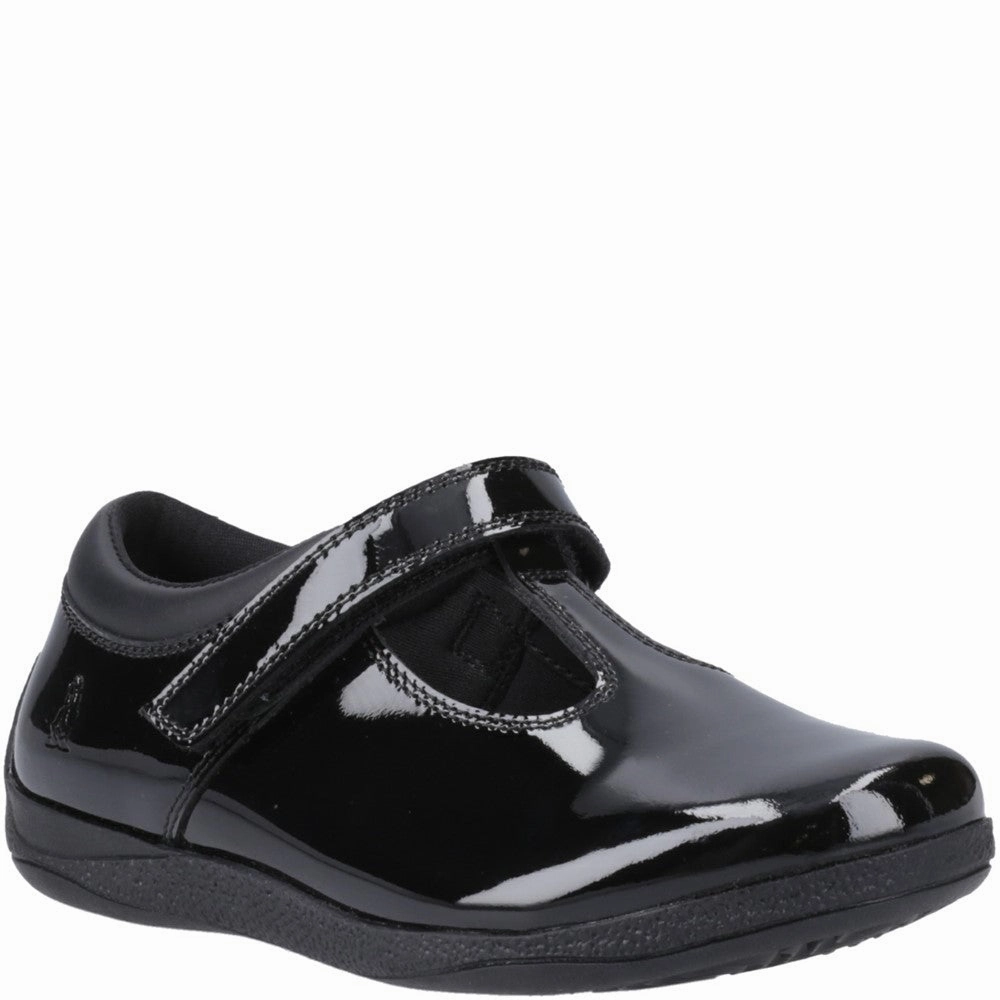 Hush Puppies Caitlin T-Bar Patent Senior School Shoes Kids Tennis Shoes,Toddler Athletic Shoes,Youth Casual Shoes